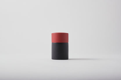 Tea Canister Vermilion Decor Long