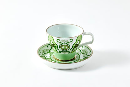 Teacup & Saucer 150ml - JT Ko-Imari Floral Pattern