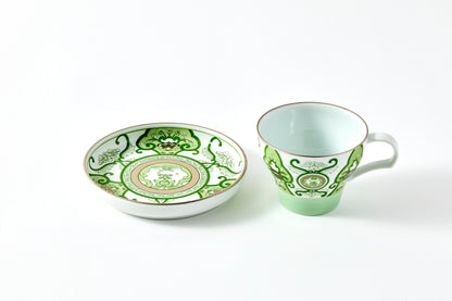 Teacup & Saucer 150ml - JT Ko-Imari Floral Pattern