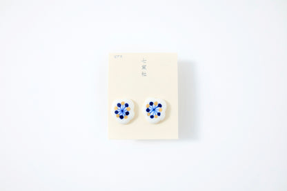 Watagumo Snowflake Large Earrings