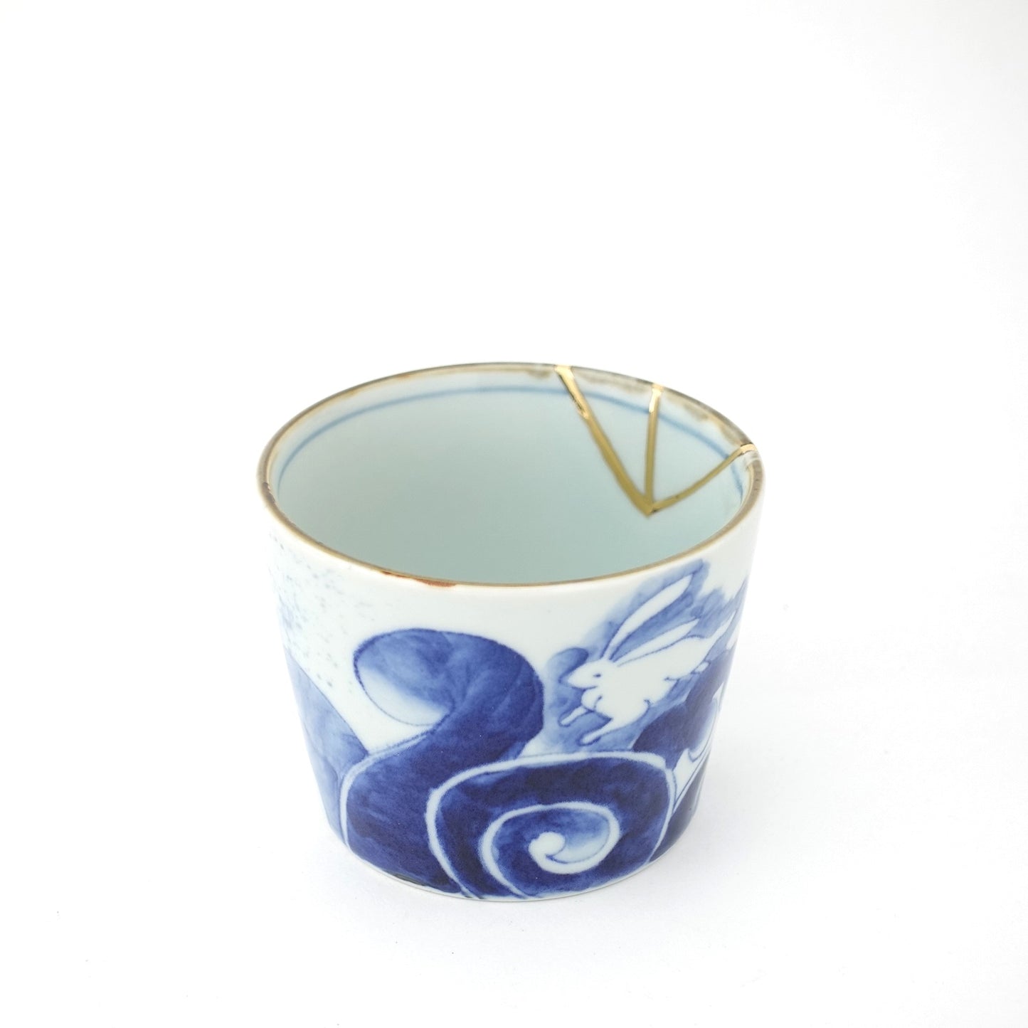 Gold Line Kosome Rabbit Sobachoko Imari Porcelain