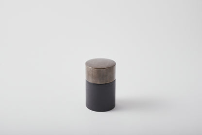 Tea Canister Silver Decor Long
