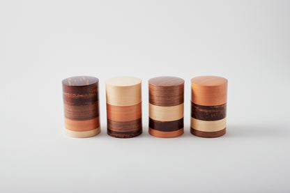 4-Color Tea Canister - Maple