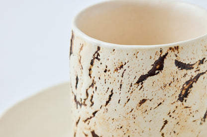Coffee Cup & Saucer (White)