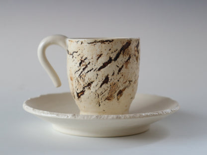 Demitasse Cup & Saucer (White)