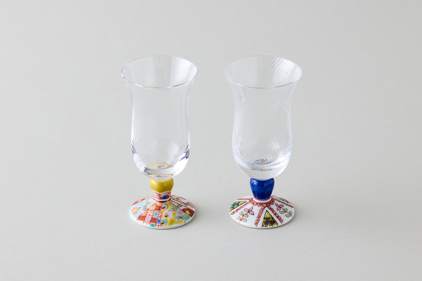 Cold Sake Glass (Diagonal Cut) - Quilt