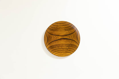 Lacquer Nitori Plate Keyaki φ24cm