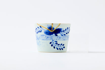 Gold Line Kosome Bush Clover Sobachoko Imari Porcelain