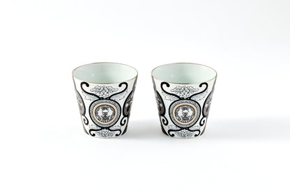 Set of 2 Rock Cups - JS Koimari Floral Pattern 300ml