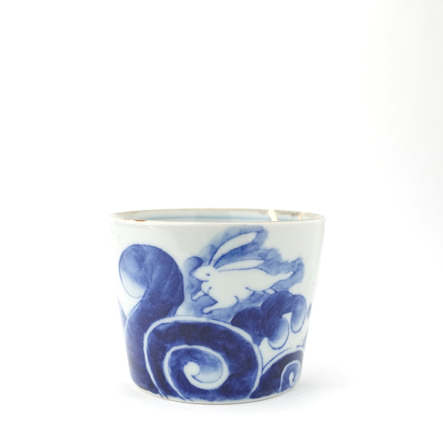 Gold Line Kosome Rabbit Sobachoko Imari Porcelain