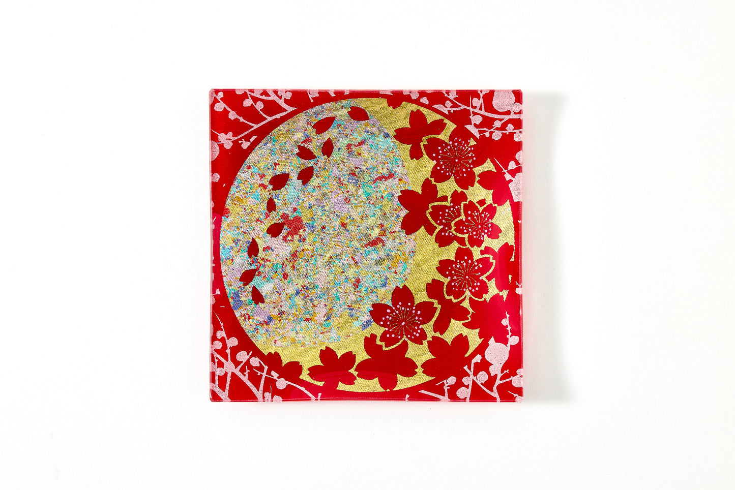 Moonlit Cherry and Plum Blossoms