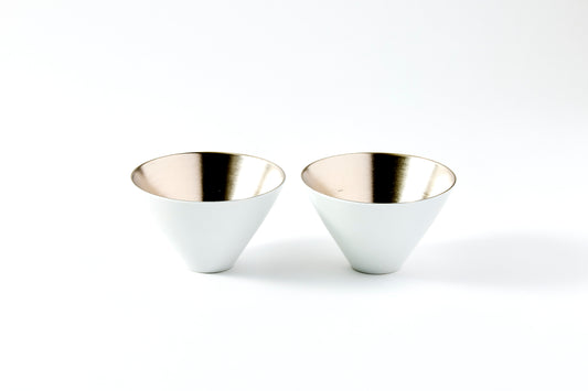 Set of 2 Small Bowls & Rice Bowls - Platinum