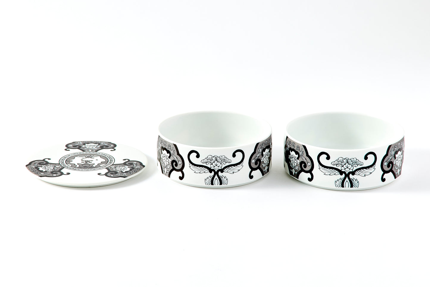 Double-tier Serving Box - JS Ko-Imari Floral Pattern