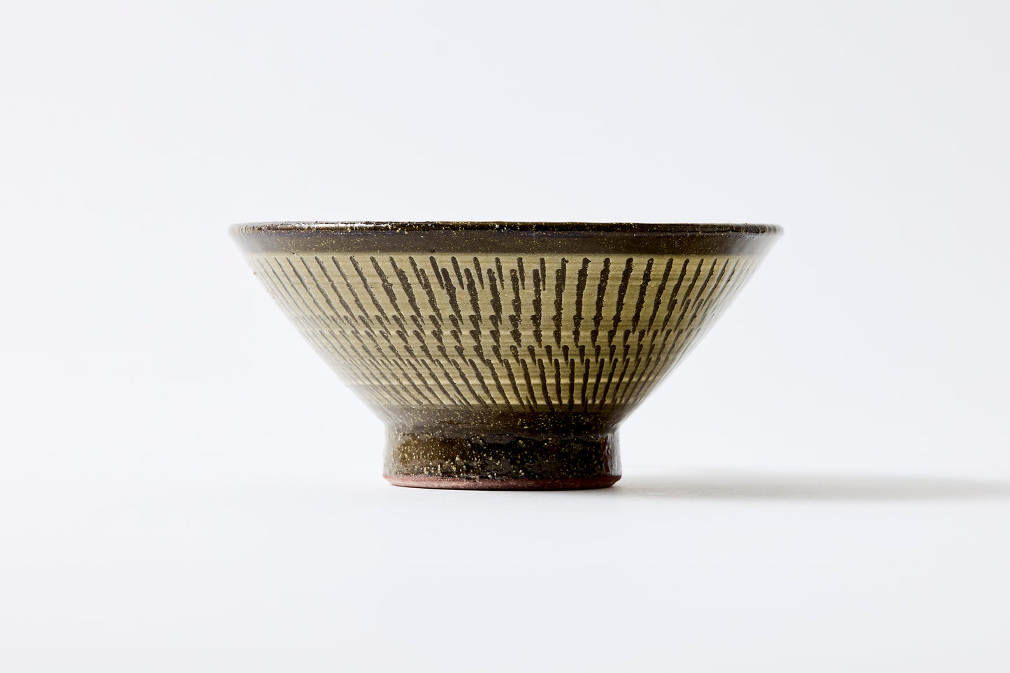 FD Yellow Glaze Tobikanna Rice Bowl Hasami Porcelain