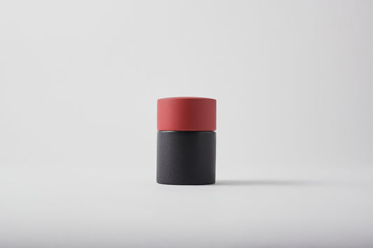 Tea Canister Vermilion Decor Large