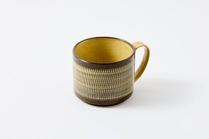 FD Yellow Glaze Tobikanna Mug Hasami Porcelain
