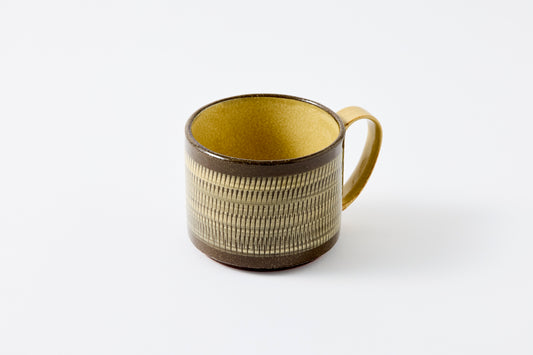 FD Yellow Glaze Tobikanna Mug Hasami Porcelain
