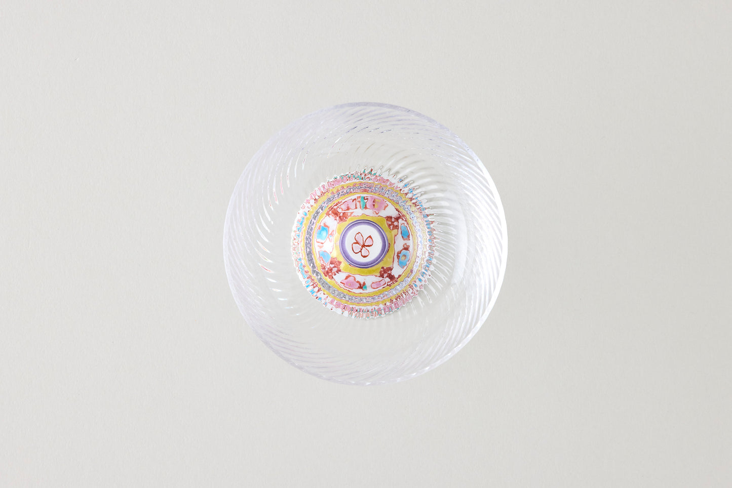 Dessert Glass Small (Diagonal Cut)- Flower House