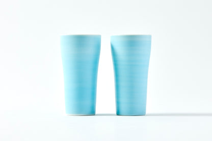 Set of Pestle Tumblers - Pearl Blue