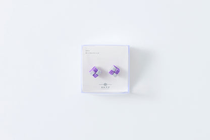 Ichimatsu | Pierce (Surgical Stainless Steel) -Bellflower & Silver