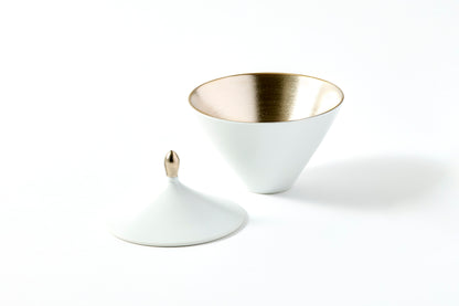 Small Bowl, Small Rice Bowl & Lid - Platinum