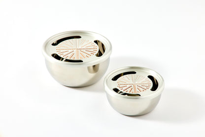 Pure Copper Grater 15cm (Stainless Steel Bowl)