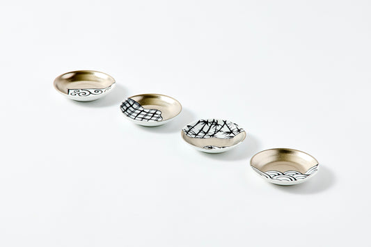 Set of 4 Small Plates "Prosperity"