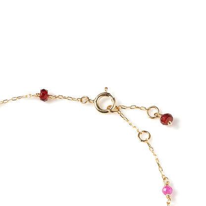 [ BASIC ] Pink Stones Bracelet