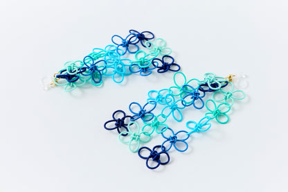 Flower Garden | Non-Pierced Earrings (Resin) - Sky Dew