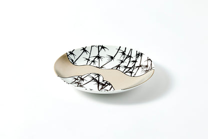 Flat Plate "Prosperity" - Young Bamboo