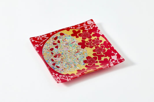 Moonlit Cherry and Plum Blossoms