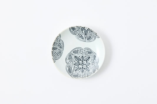 Mokko Nabeshima Komon Small Plate Imari Porcelain