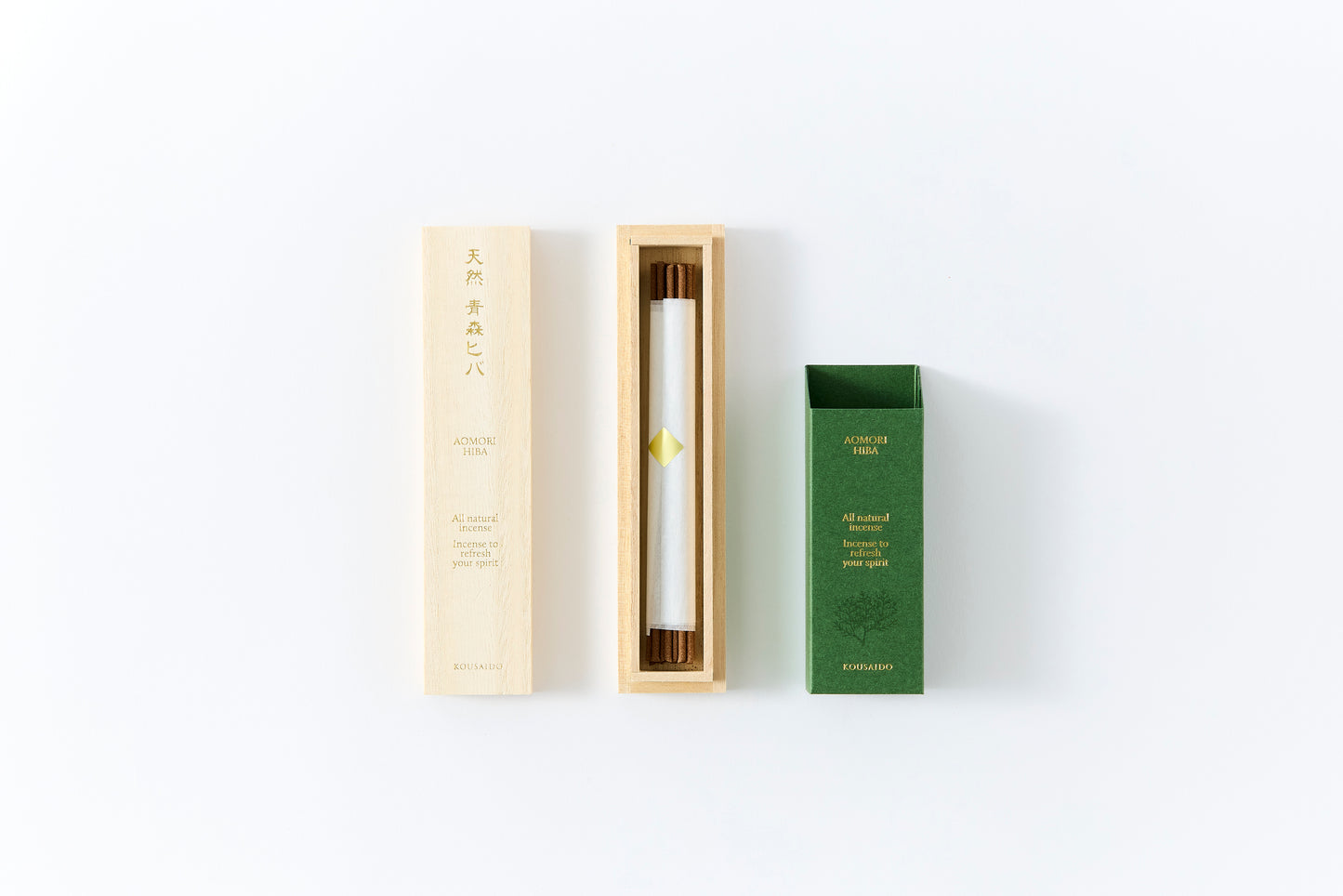 Natural Premium Incense – AOMORI HIBA