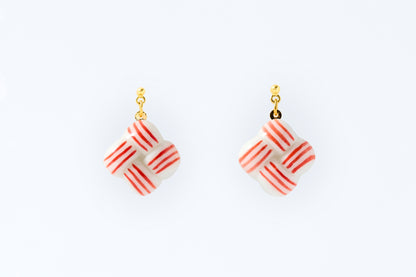 Musubi Red Earrings