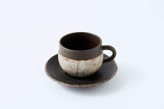Coffee Cup & Saucer (Round Type)