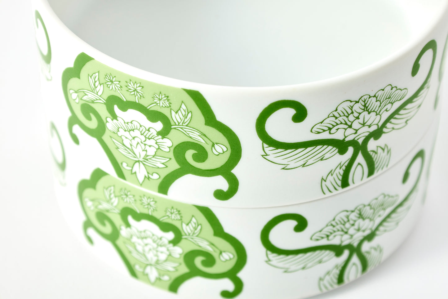 Double-tier Serving Box - JT Ko-Imari Floral Pattern