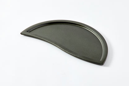 couple plate / silver metallic