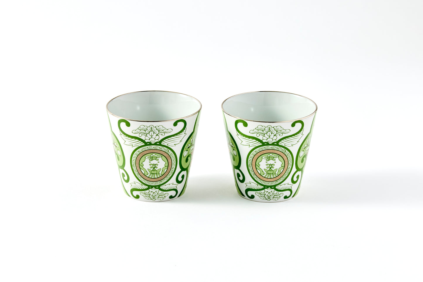 Set of 2 Rock Cups 300ml - JT Ko-Imari Floral Pattern