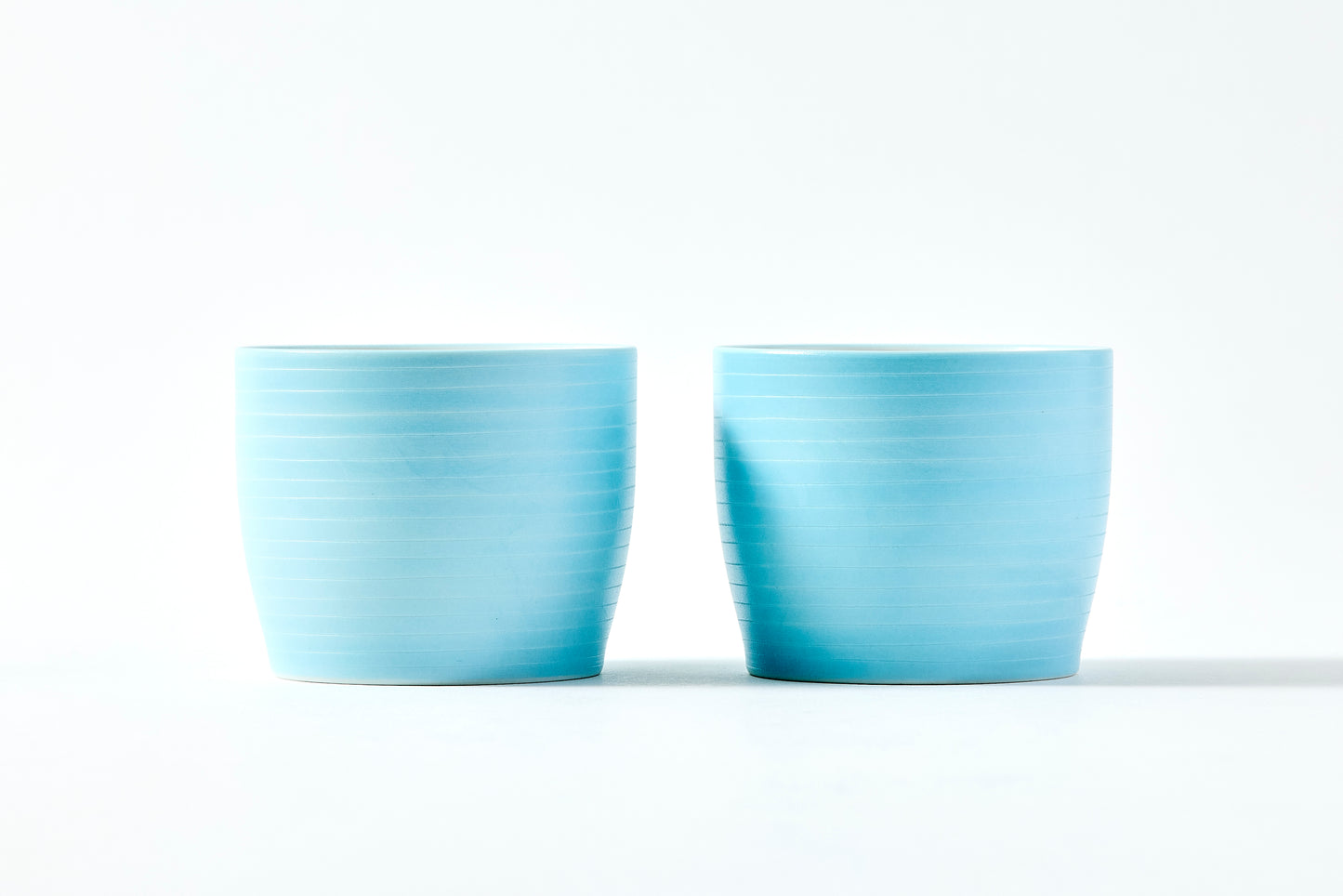 Set of 2 Design Teacup - Pearl Blue