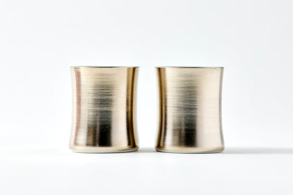 Set of 2 Mallet Glasses 280ml - Platinum