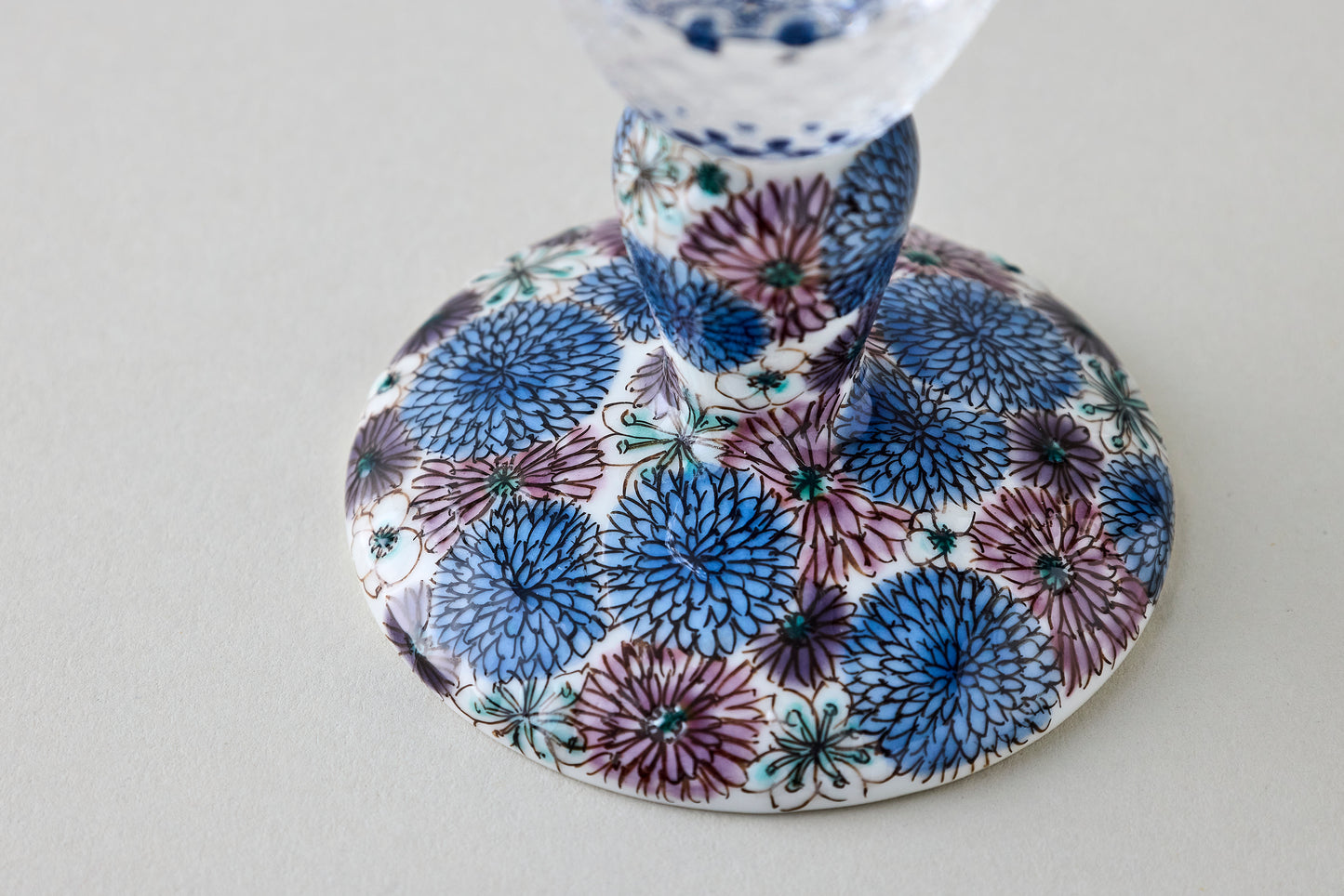 Beer Glass (Lattice) - Hepatica Blue