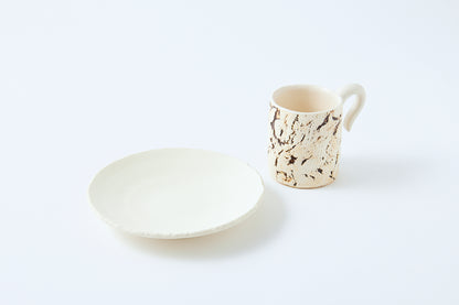 Coffee Cup & Saucer (White)