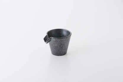 Shizuru Cold Sake Server Silver Black