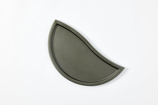 couple plate / silver metallic