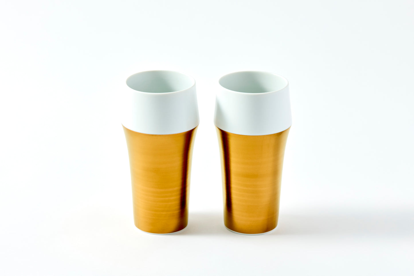 Set of 2 Beer Cups - Gold