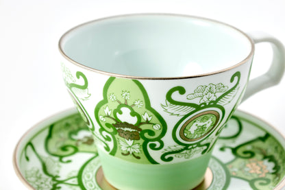 Teacup & Saucer 150ml - JT Ko-Imari Floral Pattern