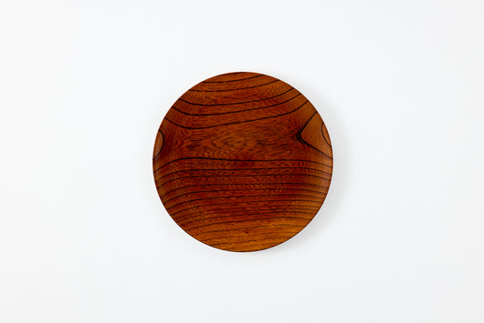 Lacquer Nitori Plate Keyaki φ24cm