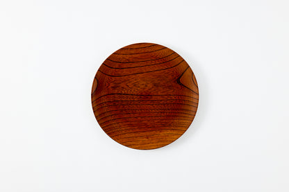 Lacquer Nitori Plate Keyaki φ24cm