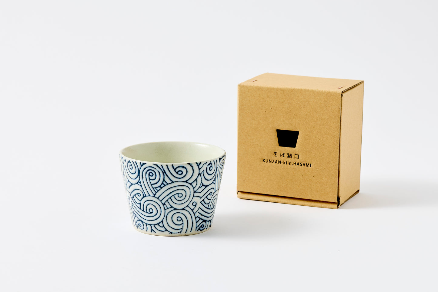 Inban UZUSHIO Sobachoko Cup Hasami Porcelain