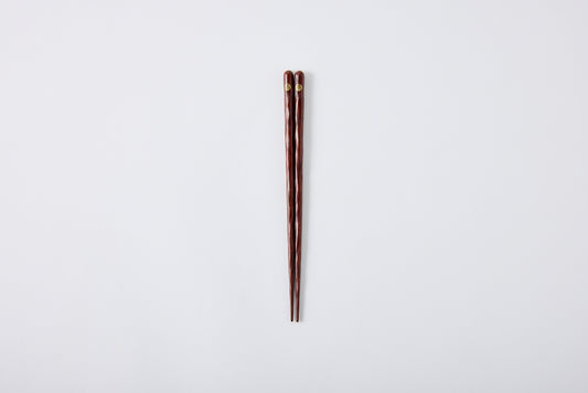 Medium Red Carved Chopsticks